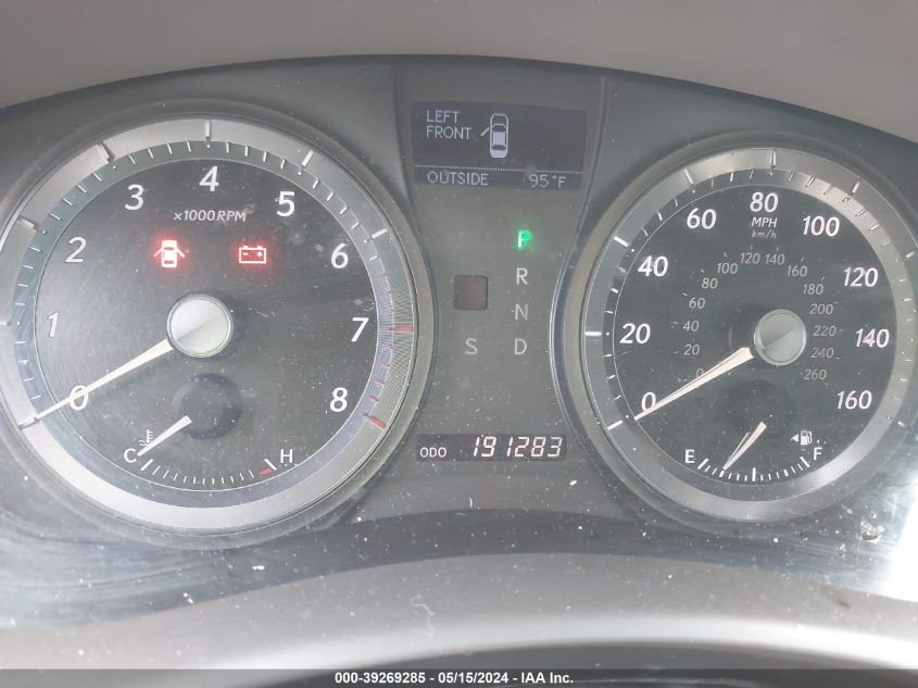 2008 Lexus Es 350 VIN: JTHBJ46G282206193 Lot: 39777529