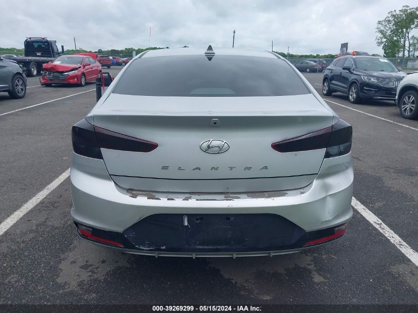 2019 Hyundai Elantra Sel VIN: KMHD84LF1KU737989 Lot: 39269299