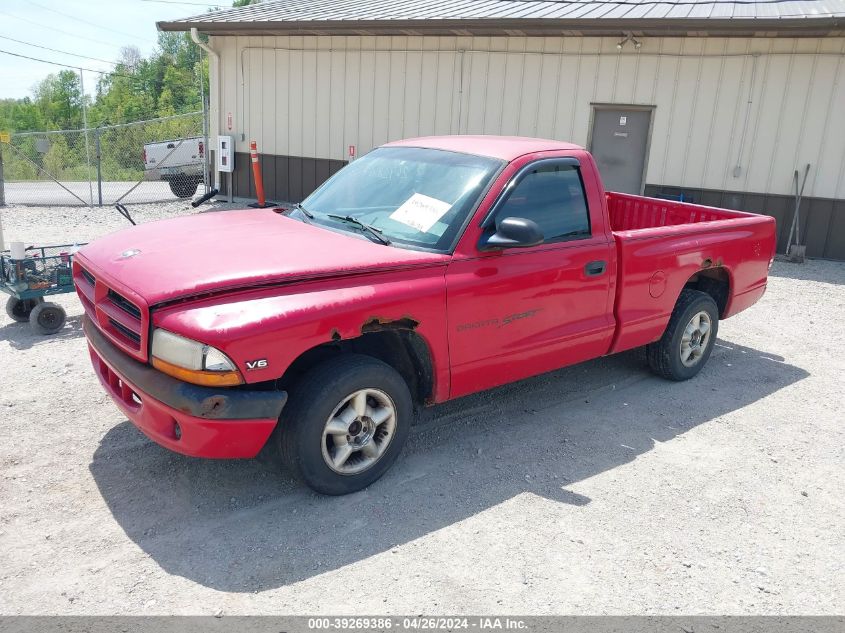 1B7FL26X7WS506973 | 1998 DODGE DAKOTA