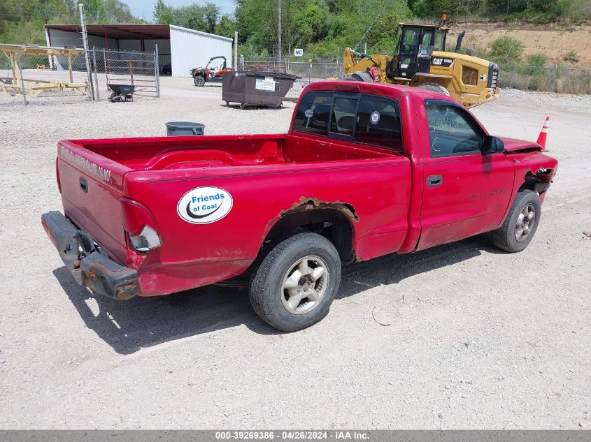 1B7FL26X7WS506973 | 1998 DODGE DAKOTA