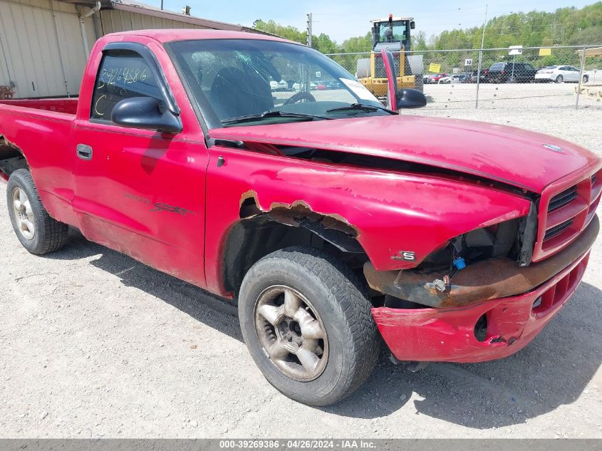 1B7FL26X7WS506973 | 1998 DODGE DAKOTA