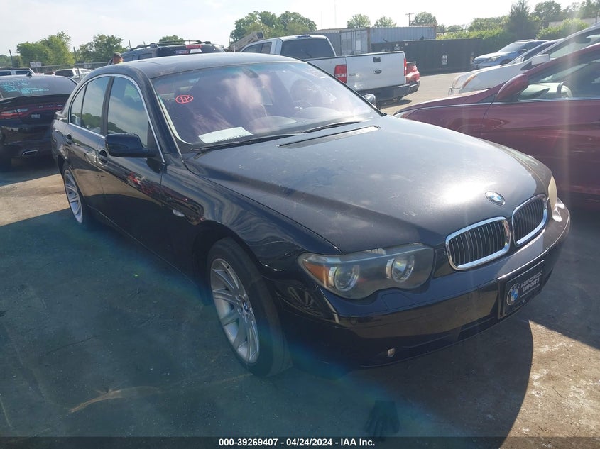 2002 BMW 745I VIN: WBAGL63472DP57445 Lot: 39269407