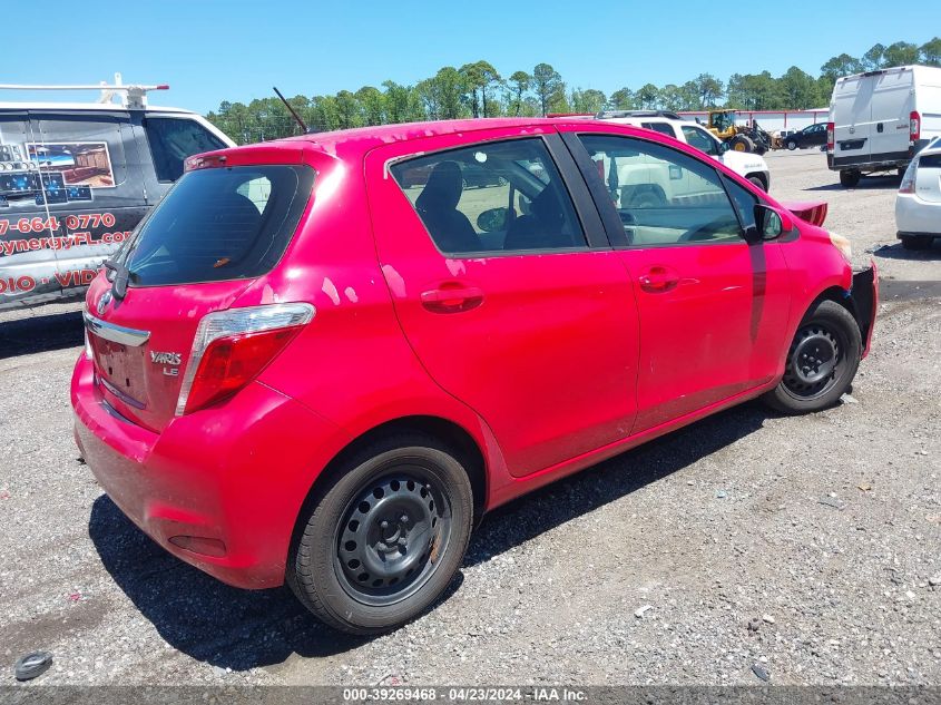 JTDKTUD32DD547832 | 2013 TOYOTA YARIS