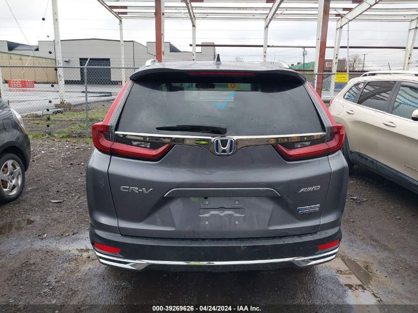 2022 Honda Cr-V Hybrid Touring VIN: 5J6RT6H90NL014260 Lot: 39269626