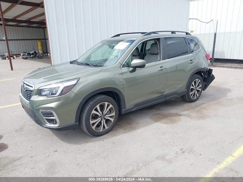 2021 SUBARU FORESTER 2.5L H4 FI DOHC 16V (VIN: JF2SKASC8MH508645