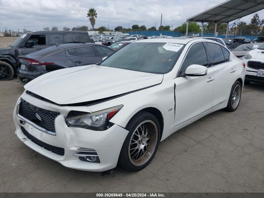 2017 Infiniti Q50 2.0T Premium VIN: JN1CV7AP1HM640924 Lot: 39269649