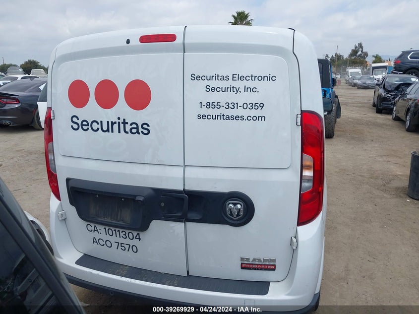 2022 RAM PROMASTER CITY CARGO VAN - ZFBHRFABXN6W34239