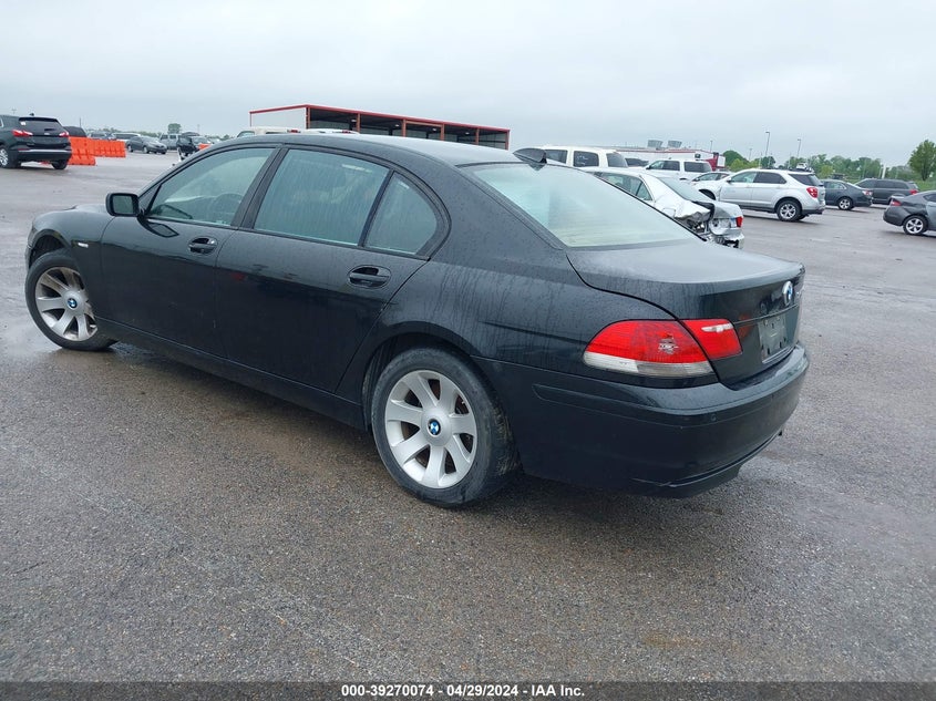 2007 BMW 750Li VIN: WBAHN83577DT77192 Lot: 39270074