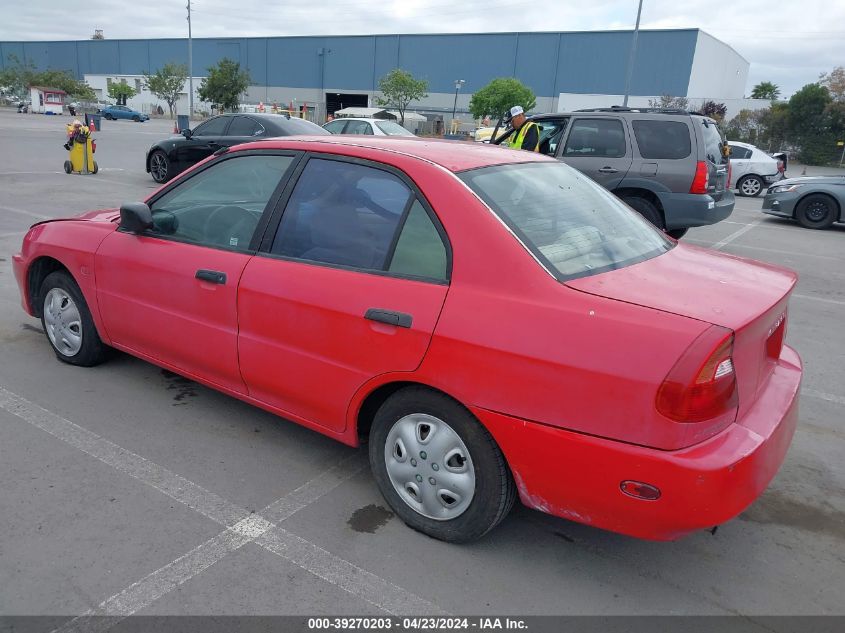 2000 Mitsubishi Mirage De VIN: JA3AY26C1YU057756 Lot: 39270203