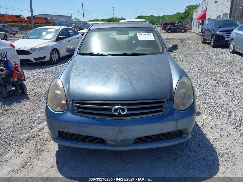 JNKCV51EX6M512970 | 2006 INFINITI G35