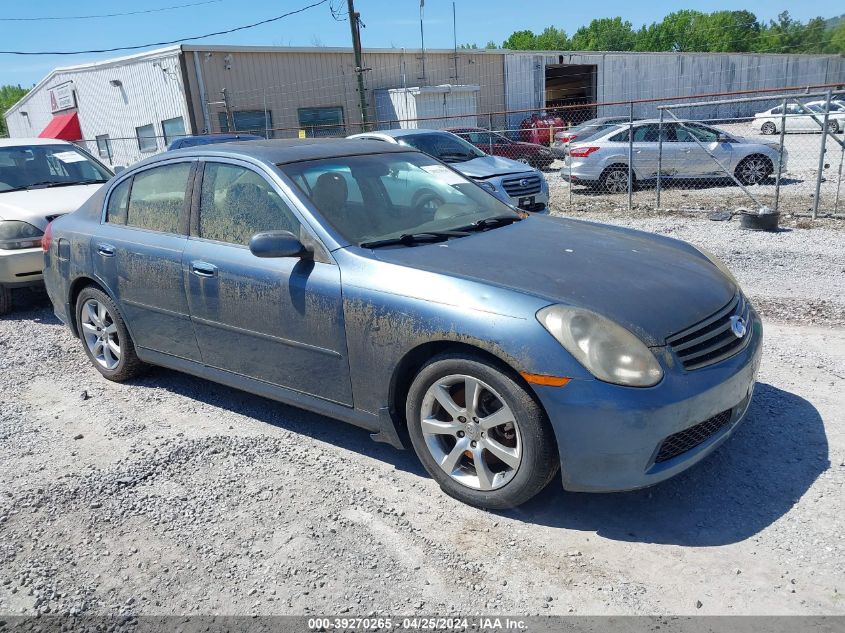 JNKCV51EX6M512970 | 2006 INFINITI G35