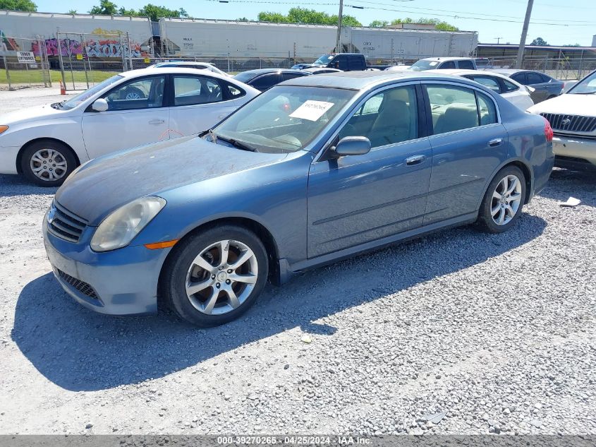 JNKCV51EX6M512970 | 2006 INFINITI G35