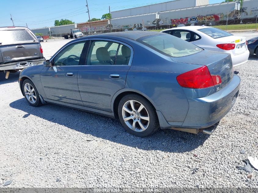 JNKCV51EX6M512970 | 2006 INFINITI G35