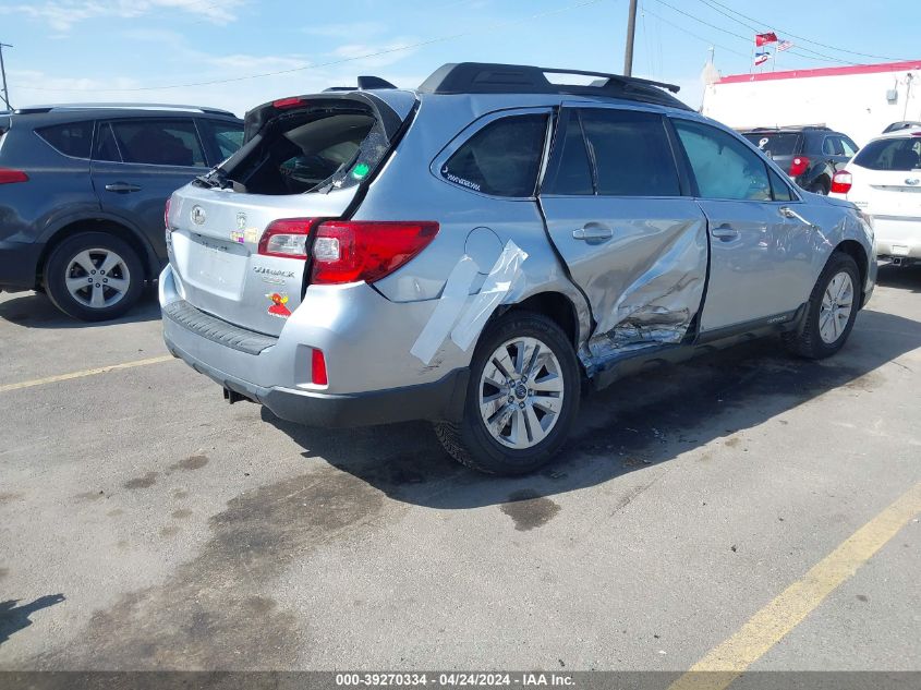 2016 Subaru Outback 2.5I Premium VIN: 4S4BSADCXG3356585 Lot: 39270334