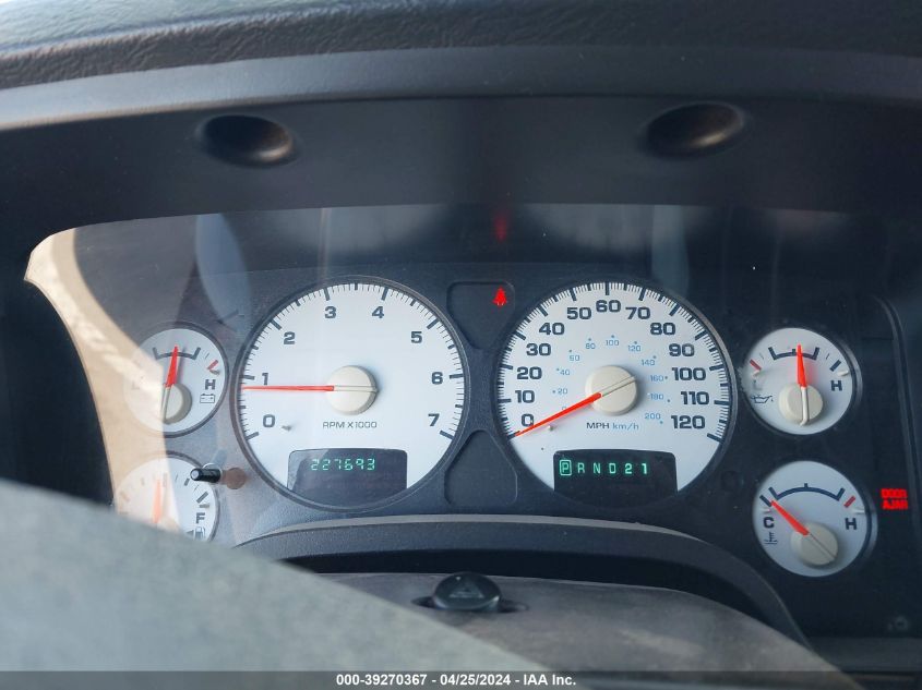 2005 Dodge Ram 1500 Slt/Laramie VIN: 1D7HA18D85S105982 Lot: 39270367