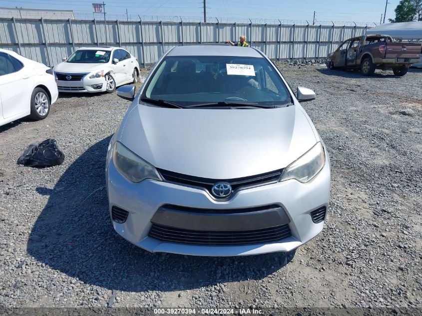 2016 TOYOTA COROLLA LE - 2T1BURHE5GC627732