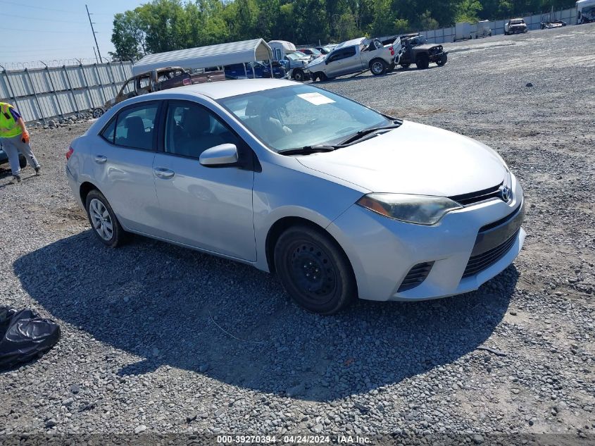 VIN 2T1BURHE5GC627732 2016 Toyota Corolla, LE no.1