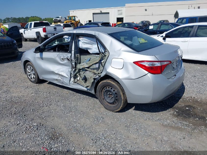 2016 TOYOTA COROLLA LE - 2T1BURHE5GC627732