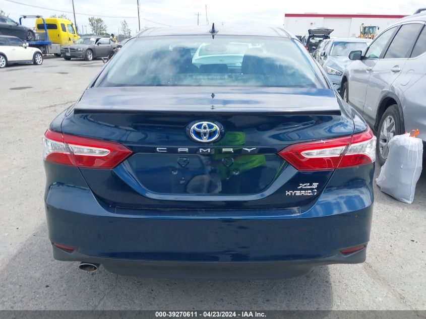 2018 Toyota Camry Hybrid Xle VIN: 4T1B21HK1JU510121 Lot: 39270611