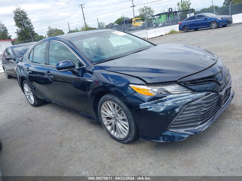 2018 Toyota Camry Hybrid Xle VIN: 4T1B21HK1JU510121 Lot: 39270611