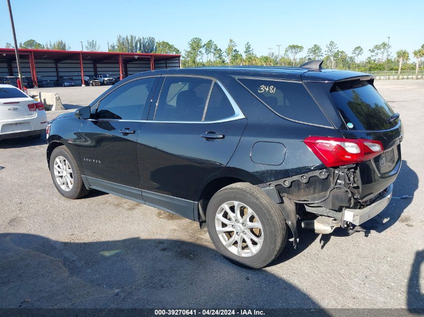 2020 Chevrolet Equinox Fwd Lt 1.5L Turbo VIN: 2GNAXKEV4L6202956 Lot: 39270641