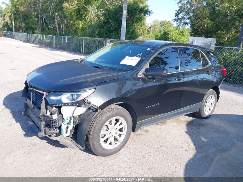 2020 Chevrolet Equinox Fwd Lt 1.5L Turbo VIN: 2GNAXKEV4L6202956 Lot: 39270641