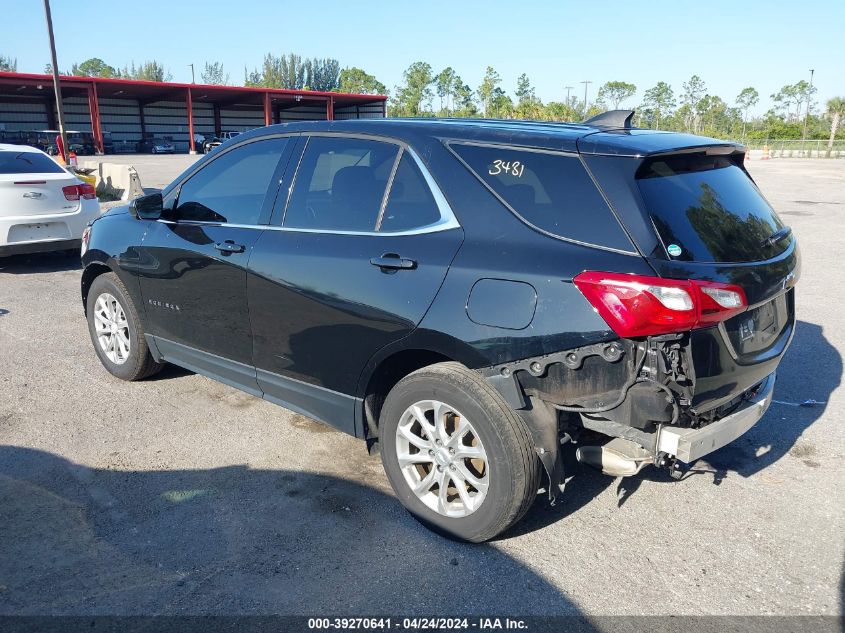 2020 Chevrolet Equinox Fwd Lt 1.5L Turbo VIN: 2GNAXKEV4L6202956 Lot: 39270641