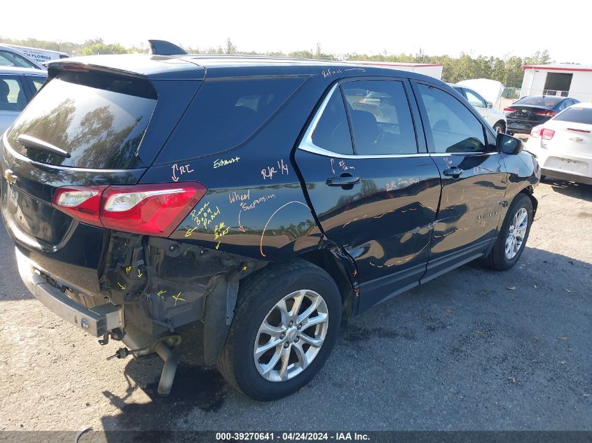 2020 Chevrolet Equinox Fwd Lt 1.5L Turbo VIN: 2GNAXKEV4L6202956 Lot: 39270641