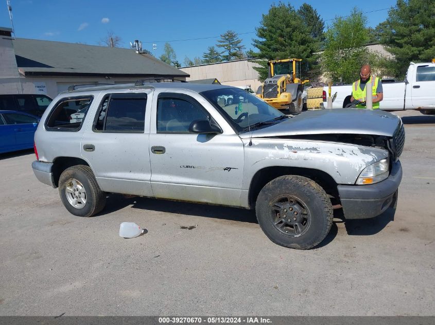 2001 Dodge Durango VIN: 1B4HR28N21F622728 Lot: 39270670