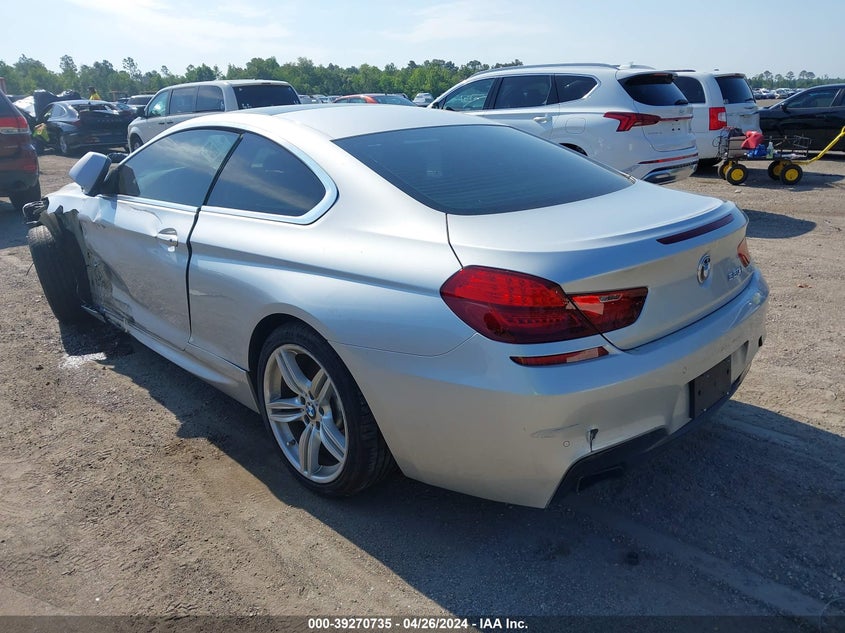2012 BMW 650I xDrive VIN: WBALX5C52CC893947 Lot: 39270735