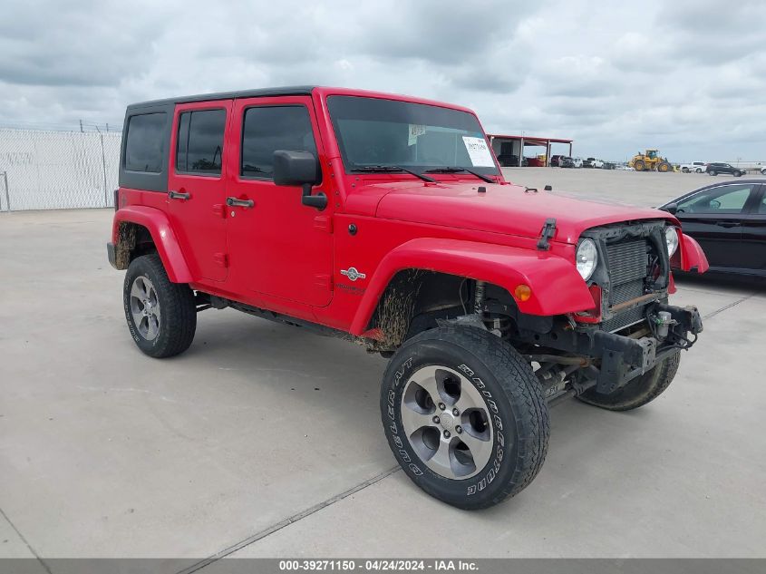 2015 Jeep Wrangler Unlimited Freedom Edition VIN: 1C4BJWDG6FL598912 Lot: 39271150