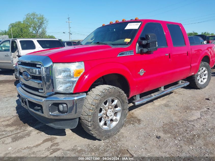 2015 Ford F-250 Lariat VIN: 1FT7W2BT5FEA57211 Lot: 39271380