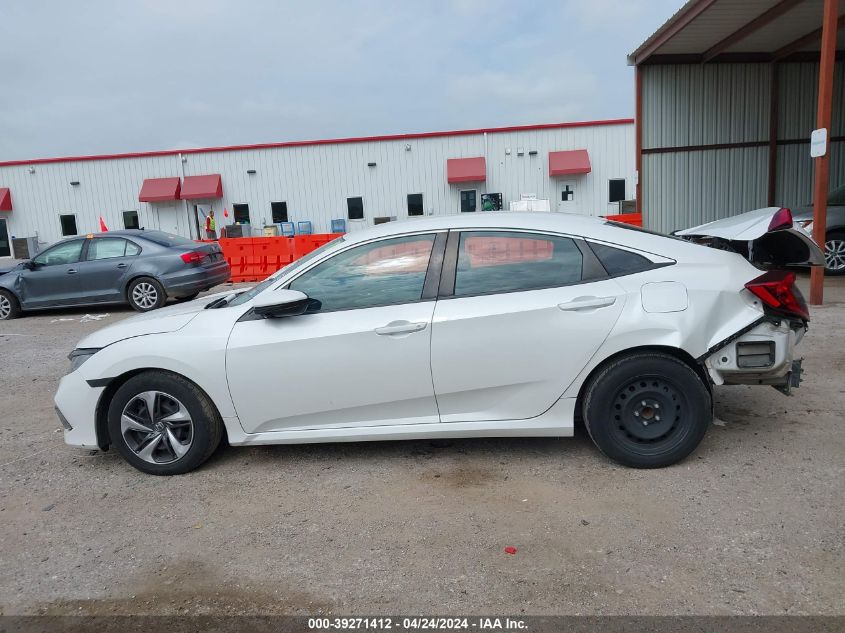 2019 Honda Civic Lx VIN: 19XFC2F62KE008166 Lot: 39271412