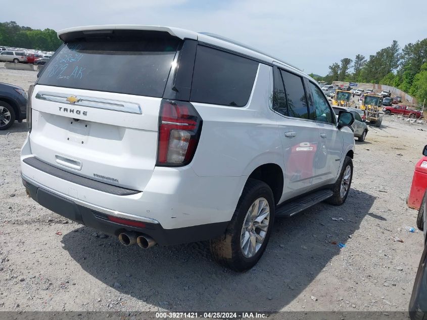 2023 Chevrolet Tahoe 4Wd Premier VIN: 1GNSKSKD1PR299879 Lot: 39271421