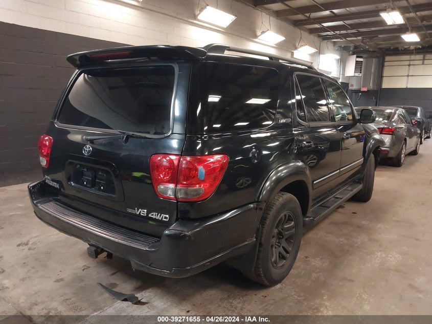 2006 Toyota Sequoia Limited V8 VIN: 5TDBT48AX6S264384 Lot: 39271655