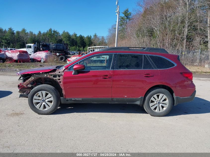 2019 Subaru Outback 2.5I Premium VIN: 4S4BSAFC6K3373938 Lot: 39271727