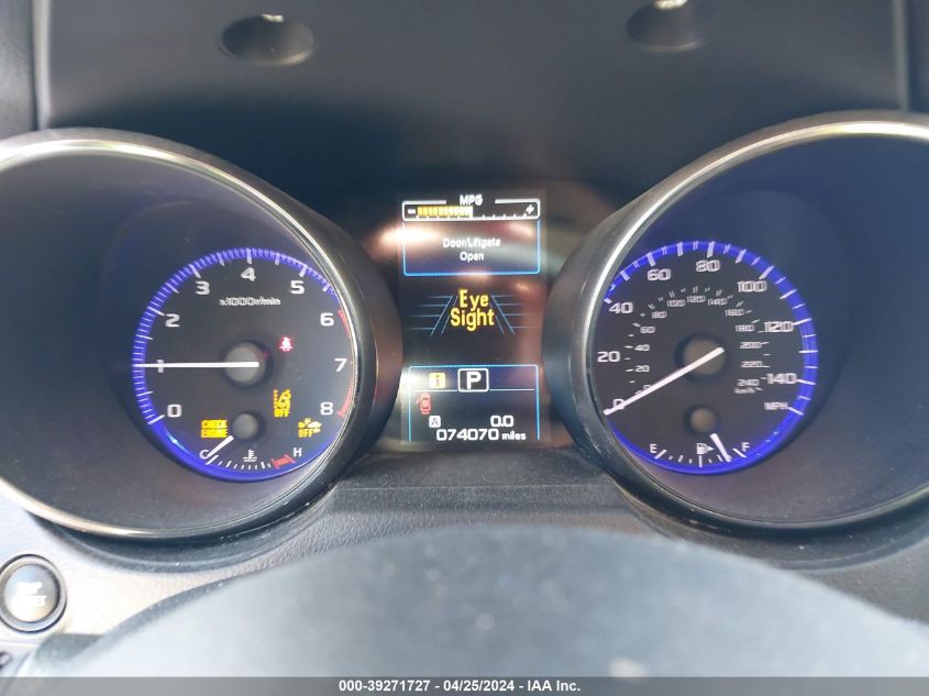 2019 Subaru Outback 2.5I Premium VIN: 4S4BSAFC6K3373938 Lot: 39271727