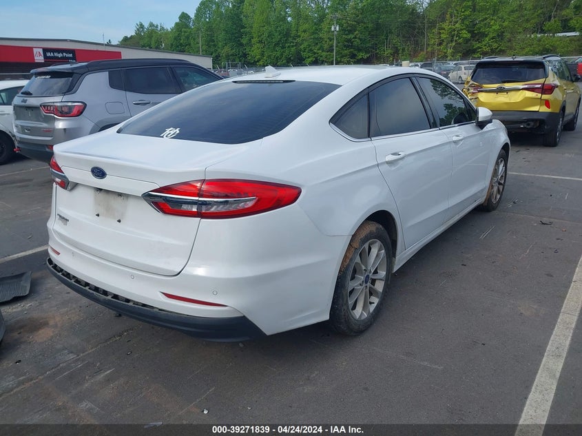 VIN 3FA6P0H74LR128999 2020 FORD FUSION SE