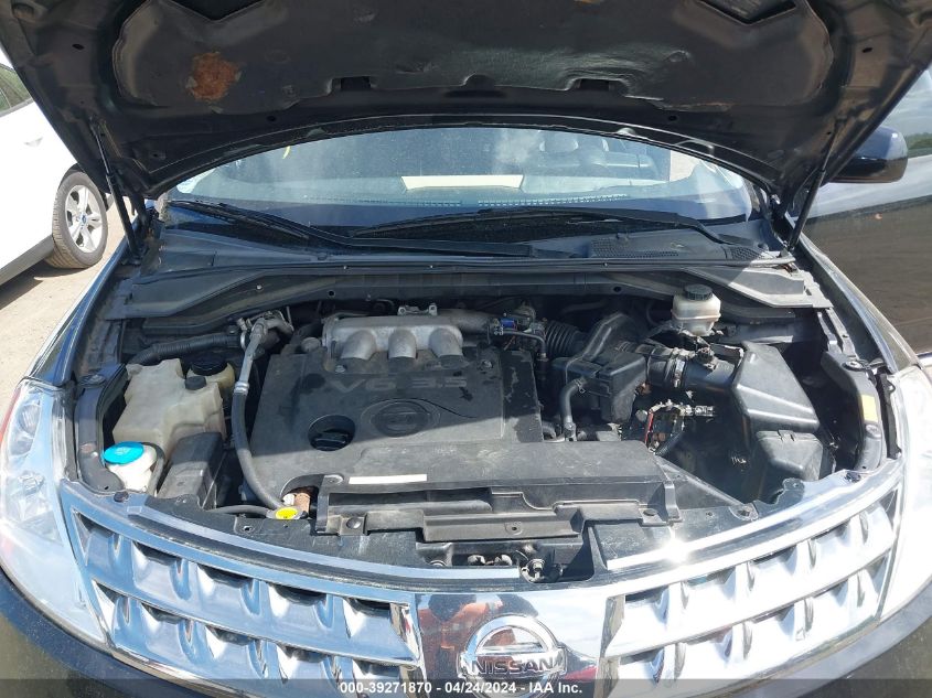 2006 Nissan Murano Sl VIN: JN8AZ08W86W545456 Lot: 39271870