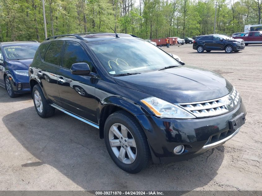 2006 Nissan Murano Sl VIN: JN8AZ08W86W545456 Lot: 39271870