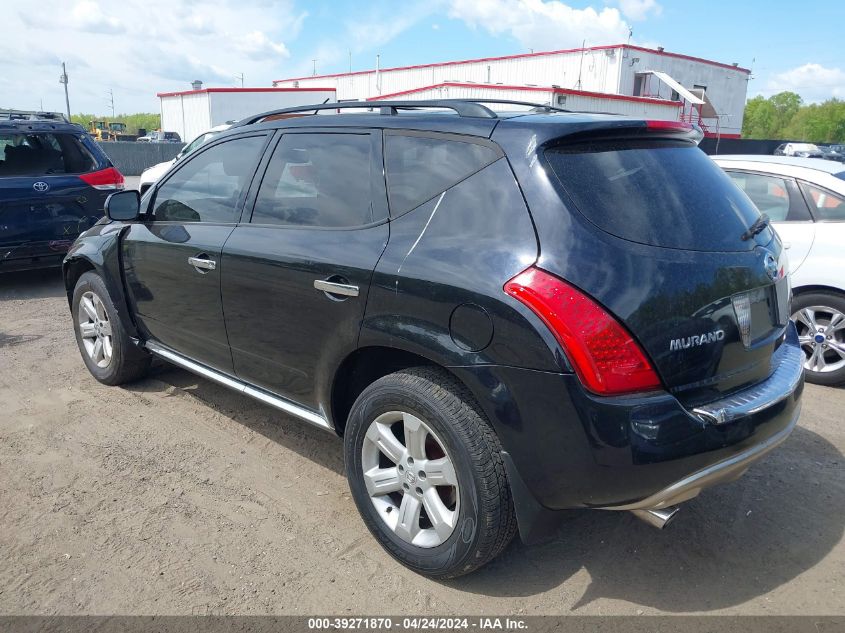 2006 Nissan Murano Sl VIN: JN8AZ08W86W545456 Lot: 39271870