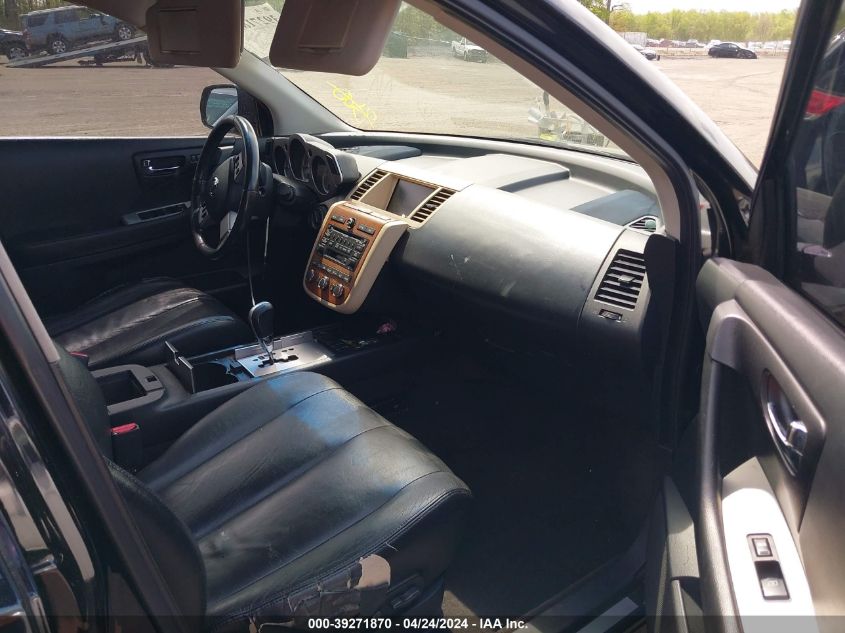 2006 Nissan Murano Sl VIN: JN8AZ08W86W545456 Lot: 39271870