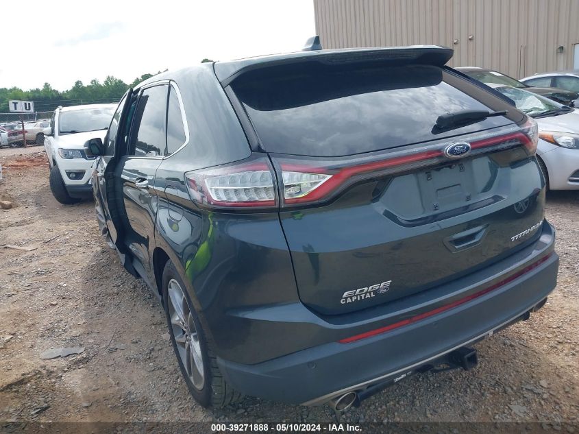 2015 Ford Edge Titanium VIN: 2FMTK3K87FBB88725 Lot: 39271888