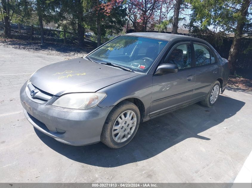 2HGES15504H644997 | 2004 HONDA CIVIC