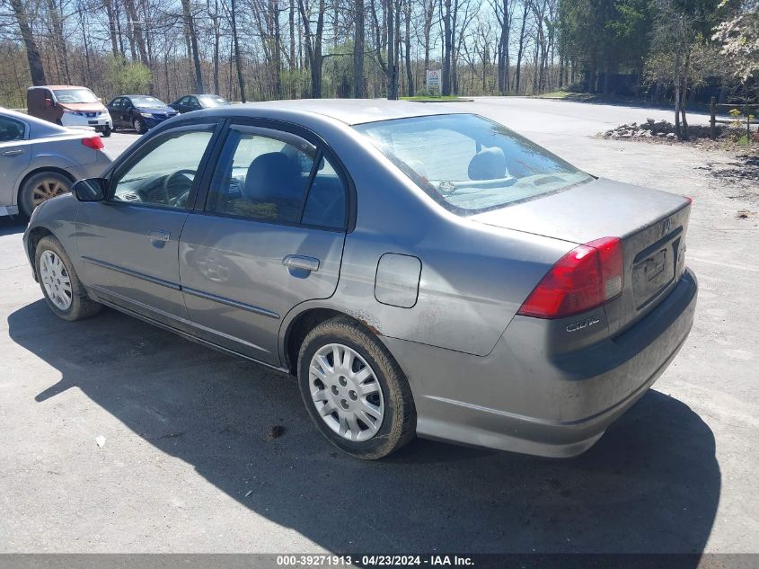 2HGES15504H644997 | 2004 HONDA CIVIC