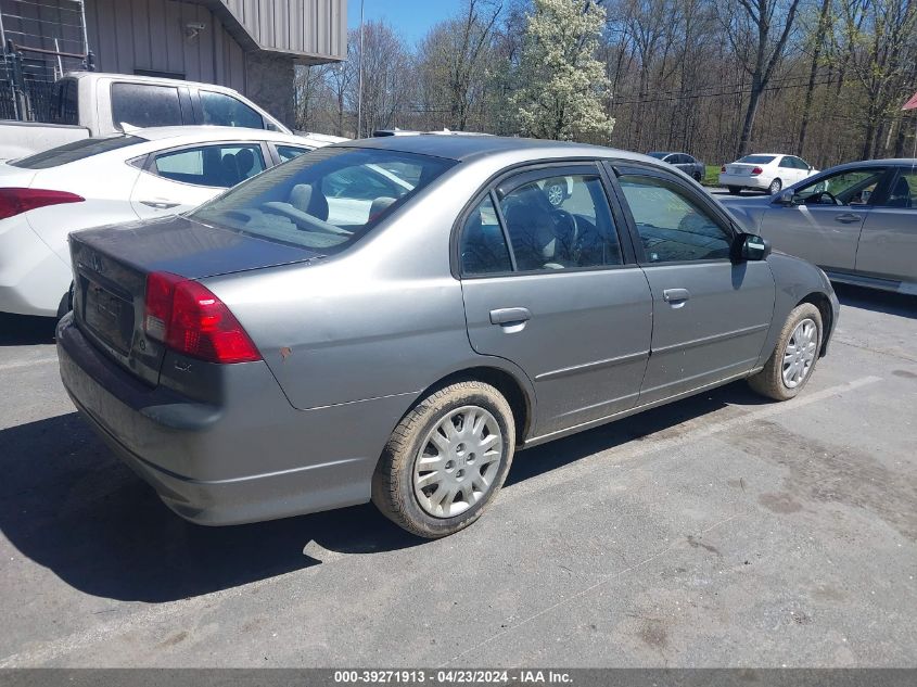 2HGES15504H644997 | 2004 HONDA CIVIC