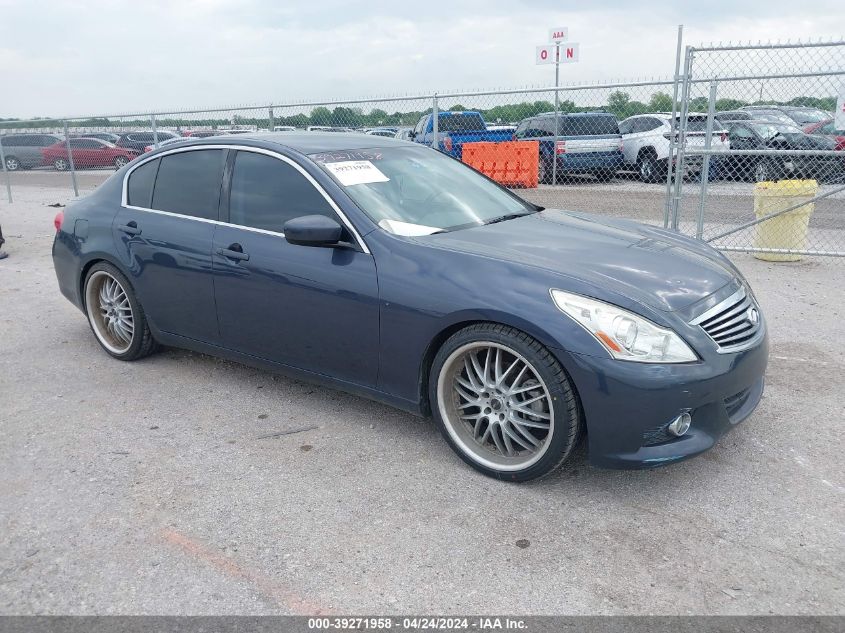 2011 Infiniti G37 Journey VIN: JN1CV6AP7BM502595 Lot: 39271958