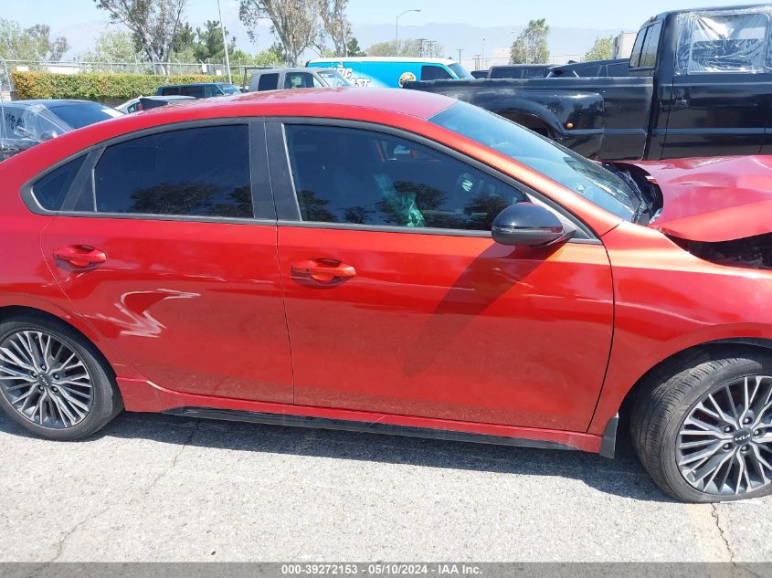 2023 Kia Forte Gt-Line VIN: 3KPF54AD4PE547505 Lot: 39272153