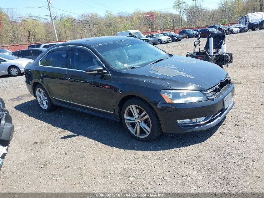 1VWCN7A31CC063687 | 2012 VOLKSWAGEN PASSAT