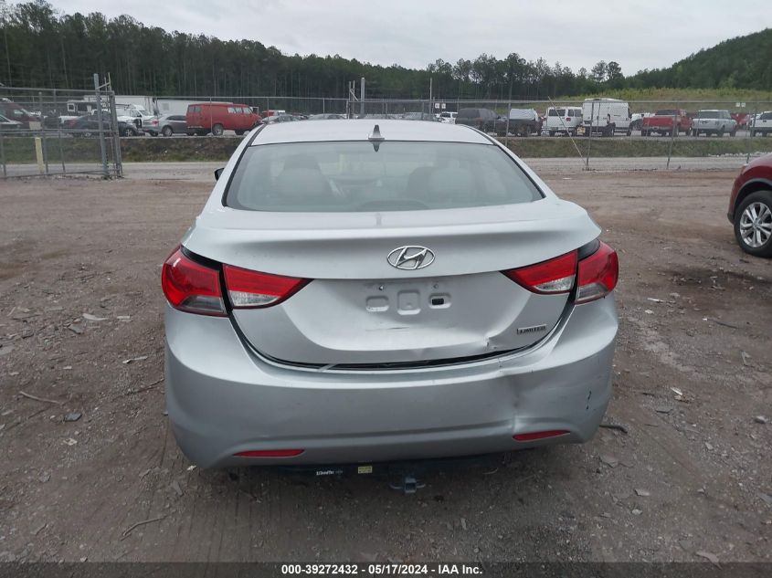 2013 Hyundai Elantra Limited VIN: 5NPDH4AE0DH232960 Lot: 39272432